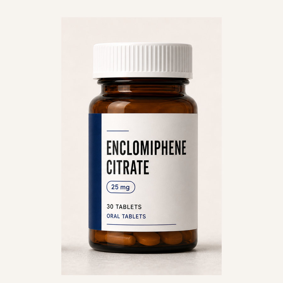Enclomiphene Citrate medication bottle