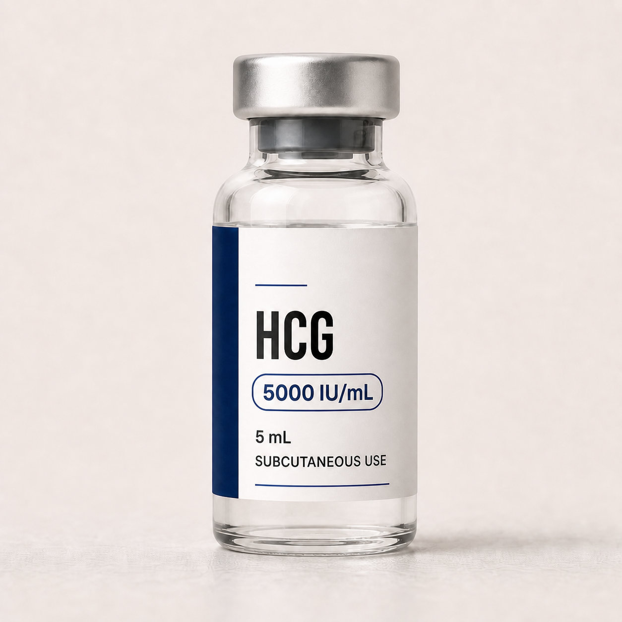 HCG medication bottle