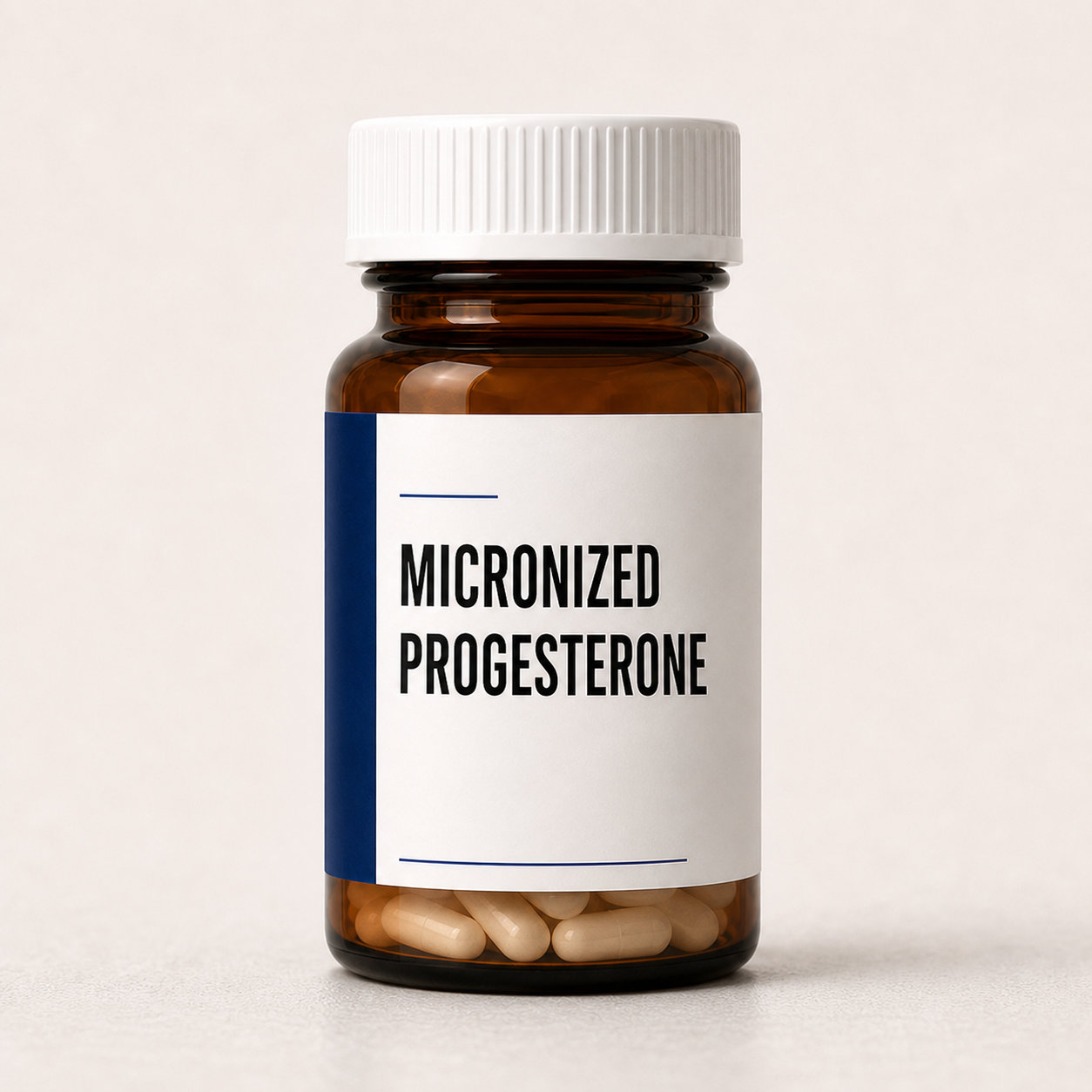 Micronized Progesterone illustrative bottle